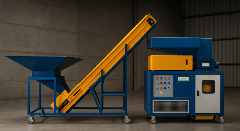 Two Shaft Shredder Manufacturer in Pune